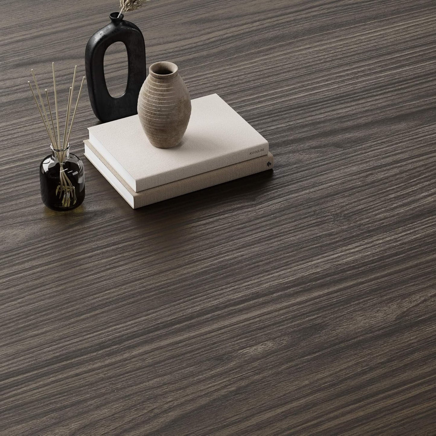 Mobili Fiver, First Extendable Table, 47.2(78.7) x31.5 in, Dark Walnut, for 6-8 People, Expandable Dining Table for Kitchen, Living Room, Italian Furniture